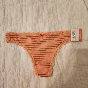 NWT Target Striped Thong Size XS